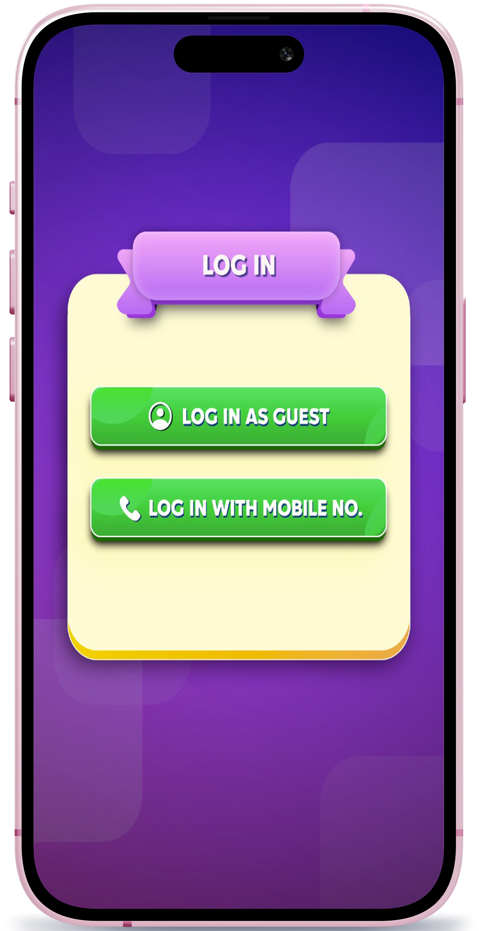 App screen
